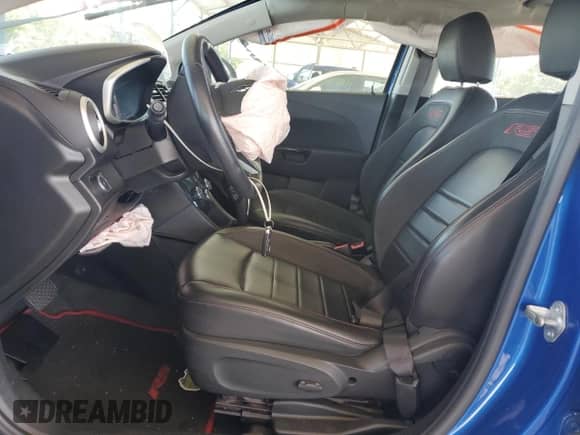 2020 Chevrolet Sonic Premier with VIN 1G1JF6SB6L4103398, listed as a Copart auction lot 75131904 with 45,371 mi miles and Salvage title. Bid and sale history available at DreamBid. Image 7.