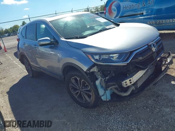 ✅ 2020 Honda CR-V EX-L • VIN: 2HKRW2H80LH681747 • Lot: 43434889. Listed on IAAI with 82,370 mi. Free auction sales archive from the USA and detailed vehicle history report at DreamBid. Image 1.