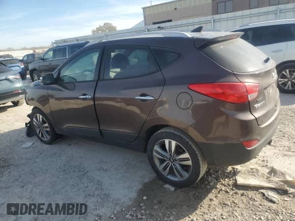 2014 Hyundai Tucson Limited with VIN KM8JU3AGXEU798167, listed as a Copart auction lot 91383875 with 168,758 mi miles and Clean title. Bid and sale history available at DreamBid. Image 2.