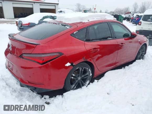 ✅ 2023 Acura Integra Technology • VIN: 19UDE4H67PA018276 • Lot: 43823189. Listed on IAAI with 34,688 mi. Free auction sales archive from the USA and detailed vehicle history report at DreamBid. Image 4.