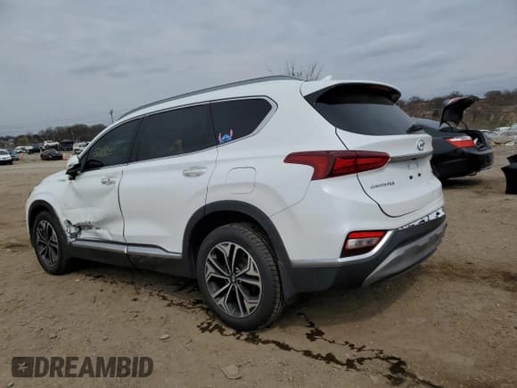 ✅ 2019 Hyundai Santa Fe Ultimate • VIN: 5NMS5CAA2KH129802 • Lot: 46925413. Wystawiony na Copart z przebiegiem 60 005 mil. Bezpłatny archiwum sprzedaży aukcyjnych z USA i szczegółowy raport historii pojazdu na DreamBid. Zdjęcie 2.