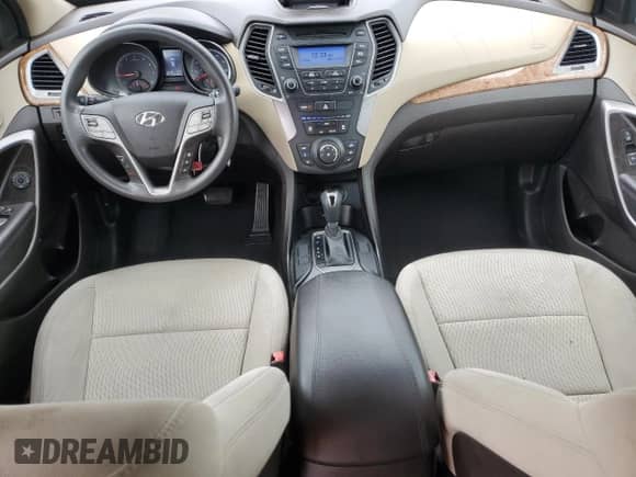 2015 Hyundai Santa Fe with VIN 5XYZT3LB6FG270723, listed as a Copart auction lot 60805535 with 59,798 mi miles and Salvage title. Bid and sale history available at DreamBid. Image 8.
