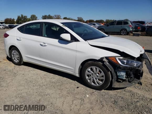 2017 Hyundai Elantra SE z VIN 5NPD74LF5HH093018, wystawiony jako Copart lot #85946085 z przebiegiem 83 416 mil mil oraz Szkoda całkowita • Salvage title. Historia ofert i sprzedaży dostępna na DreamBid. Obrazek 4.