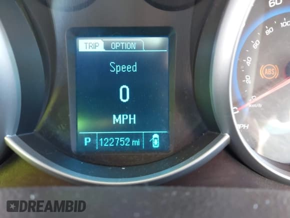 ✅ 2015 Chevrolet Cruze LT • VIN: 1G1PE5SB9F7295443 • Lot: 43631258. Listed on IAAI with 122,752 mi. Free auction sales archive from the USA and detailed vehicle history report at DreamBid. Image 7.