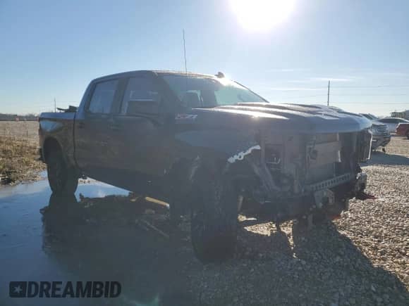 2022 Chevrolet Silverado 1500 Custom Trail Boss with VIN 3GCPDCEDXNG674837, listed as a Copart auction lot 88046125 with 28,973 mi miles and Clean title. Bid and sale history available at DreamBid. Image 4.