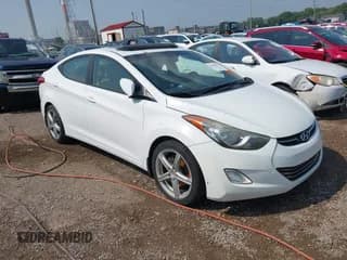 ✅ 2012 Hyundai Elantra GLS • VIN: 5NPDH4AE5CH146106 • Lot: 42870675. Listed on IAAI with 129,214 mi. Free auction sales archive from the USA and detailed vehicle history report at DreamBid. Image 1.