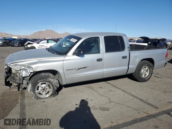✅ 2001 Dodge Dakota Sport • VIN: 1B7GL2AX71S162999 • Lot: 87095024. Wystawiony na Copart z przebiegiem 190 775 mil. Bezpłatny archiwum sprzedaży aukcyjnych z USA i szczegółowy raport historii pojazdu na DreamBid. Zdjęcie 1.