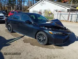 ✅ 2025 Honda Civic Sport • VIN: 2HGFE2F50SH558943 • Lot: 43636847. Listed on IAAI with 30,941 mi. Free auction sales archive from the USA and detailed vehicle history report at DreamBid. Image 1.