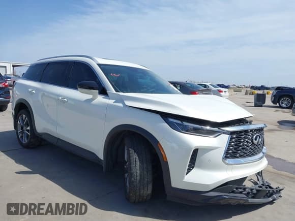 ✅ 2024 Infiniti QX60 Luxe • VIN: 5N1DL1FR2RC354193 • Лот: 41829558. Опубликован ранее на IAAI с пробегом 7 748 миль. Бесплатный доступ к архиву аукционных продаж из США и подробный отчёт об истории автомобиля на DreamBid. Изображение 1.