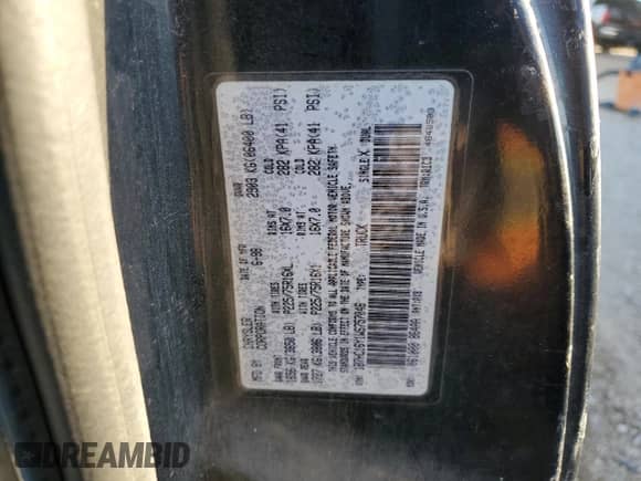 1998 Dodge 1500 с VIN 1B7HC16Y1WS757046, выставлен на аукционе Copart как лот 77762964 с пробегом 259 787 миль миль и Списание • Salvage title. История ставок и продаж доступна на DreamBid. Изображение 12.