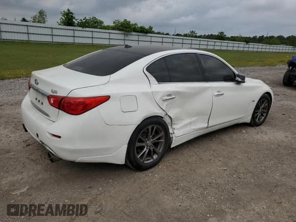 ✅ 2017 Infiniti Q50 Signature Edition • VIN: JN1EV7AP5HM743448 • Lot: 55124755. Listed on Copart with 84,348 mi. Free auction sales archive from the USA and detailed vehicle history report at DreamBid. Image 3.