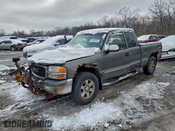 ✅ 2002 GMC Sierra 1500 SLE • VIN: 2GTEK19T421257284 • Лот: 94266305. Опубликован ранее на Copart с пробегом 97 726 миль. Бесплатный доступ к архиву аукционных продаж из США и подробный отчёт об истории автомобиля на DreamBid. Изображение 1.
