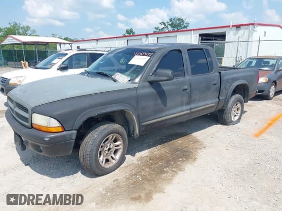 ✅ 2004 Dodge Dakota SLT • VIN: 1D7HG48N34S693877 • Lot: 42423197. Listed on IAAI with 163,141 mi. Free auction sales archive from the USA and detailed vehicle history report at DreamBid. Image 2.