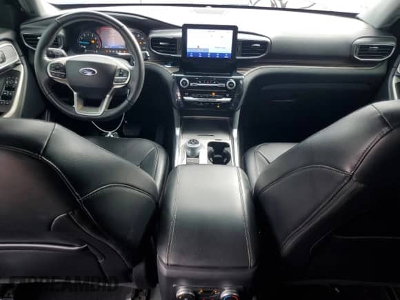 2021 Ford Explorer Limited with VIN 1FMSK7FH5MGB86457, listed as a Copart auction lot 85279185 with 105,121 mi miles and Salvage title. Bid and sale history available at DreamBid. Image 8.