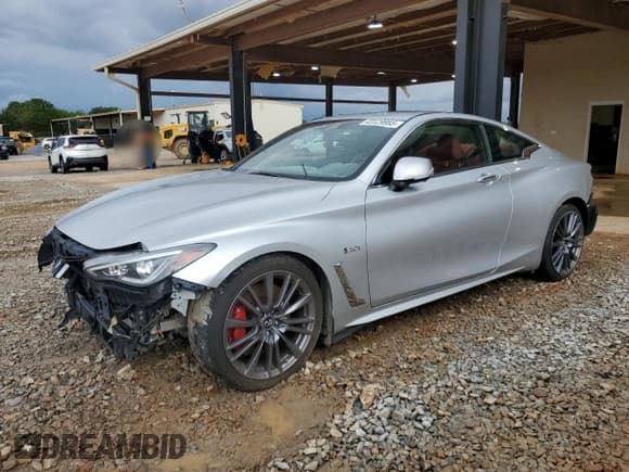 ✅ 2017 Infiniti Q60 Red Sport 400 • VIN: JN1FV7EK8HM610069 • Lot: 43129955. Wystawiony na Copart z przebiegiem 53 478 mil. Bezpłatny archiwum sprzedaży aukcyjnych z USA i szczegółowy raport historii pojazdu na DreamBid. Zdjęcie 1.