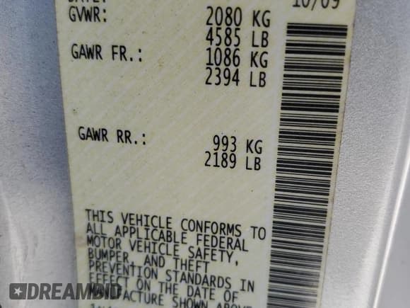 ✅ 2010 Nissan Altima SR • VIN: 1N4BL2EP5AC110694 • Lot: 61776895. Listed on Copart with 101,982 mi. Free auction sales archive from the USA and detailed vehicle history report at DreamBid. Image 12.