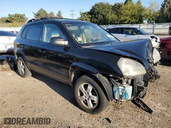 2006 Hyundai Tucson GL with VIN KM8JM12B66U467160, listed as a Copart auction lot 72560464 with 159,679 mi miles and Salvage title. Bid and sale history available at DreamBid. Image 4.