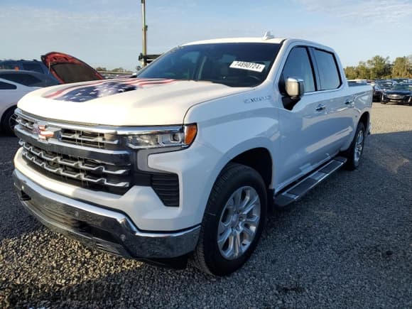 ✅ 2024 Chevrolet Silverado 1500 LTZ • VIN: 2GCPAEED2R1183522 • Lot: 74890724. Wystawiony na Copart z przebiegiem Nie podano. Bezpłatny archiwum sprzedaży aukcyjnych z USA i szczegółowy raport historii pojazdu na DreamBid. Zdjęcie 1.