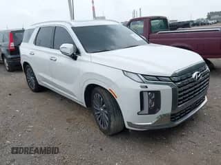 2024 Hyundai Palisade Calligraphy с VIN KM8R7DGE7RU664258, выставлен на аукционе IAAI как лот 42516522 с пробегом 37 621 миль миль и . История ставок и продаж доступна на DreamBid. Изображение 1.