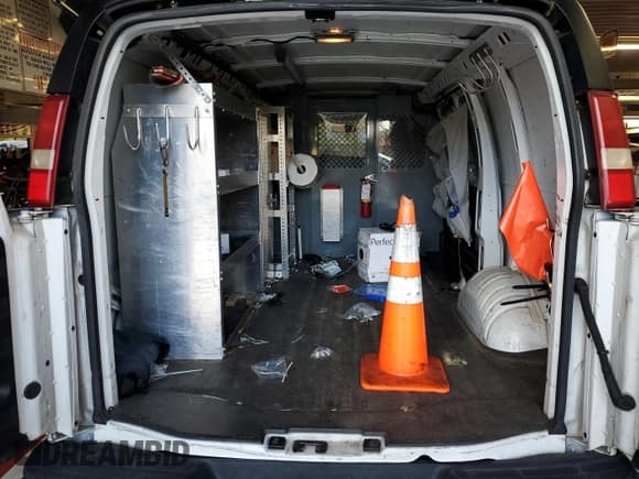 ✅ 2014 Chevrolet Express Cargo • VIN: 1GCSGAFX3E1204355 • Lot: 42513911. Listed on IAAI with 72,158 mi. Free auction sales archive from the USA and detailed vehicle history report at DreamBid. Image 1.