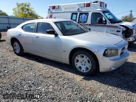 2007 Dodge Charger with VIN 2B3KA43GX7H668109, listed as a Copart auction lot 82256475 with 175,191 mi miles and Salvage title. Bid and sale history available at DreamBid. Image 4.
