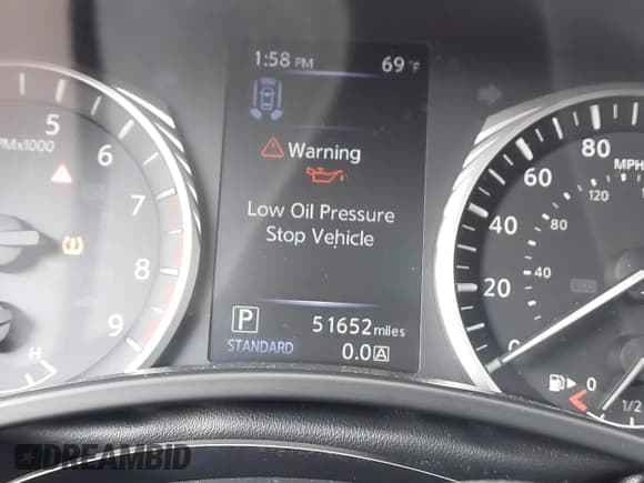 ✅ 2021 Infiniti Q50 Luxe • VIN: JN1EV7BRXMM754620 • Lot: 43331294. Listed on IAAI with 51,652 mi. Free auction sales archive from the USA and detailed vehicle history report at DreamBid. Image 7.