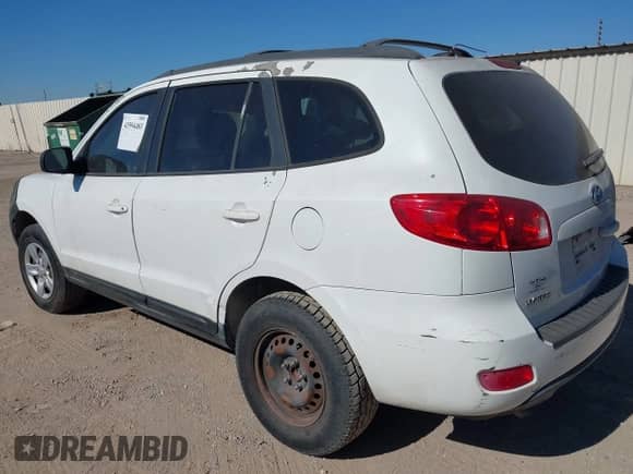 2009 Hyundai Santa Fe GLS with VIN 5NMSG13D49H324266, listed as a IAAI auction lot 43594483 with 125,396 mi miles and . Bid and sale history available at DreamBid. Image 3.