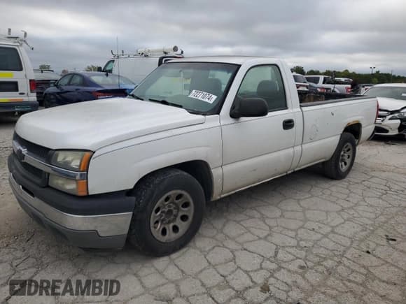 ✅ 2006 Chevrolet Silverado 1500 Work Truck • VIN: 1GCEC14V66E271939 • Лот: 72271074. Опубликован ранее на Copart с пробегом 245 926 миль. Бесплатный доступ к архиву аукционных продаж из США и подробный отчёт об истории автомобиля на DreamBid. Изображение 1.