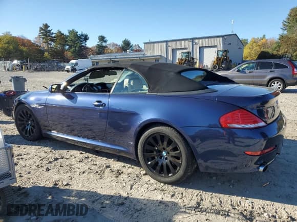✅ 2008 BMW 6 Series 650i • VIN: WBAEB53598CX61220 • Lot: 86889145. Listed on Copart with 126,993 mi. Free auction sales archive from the USA and detailed vehicle history report at DreamBid. Image 2.