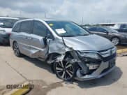 ✅ 2018 Honda Odyssey Elite • VIN: 5FNRL6H98JB062513 • Lot: 42126318. Listed on IAAI with 75,589 mi. Free auction sales archive from the USA and detailed vehicle history report at DreamBid. Image 1.