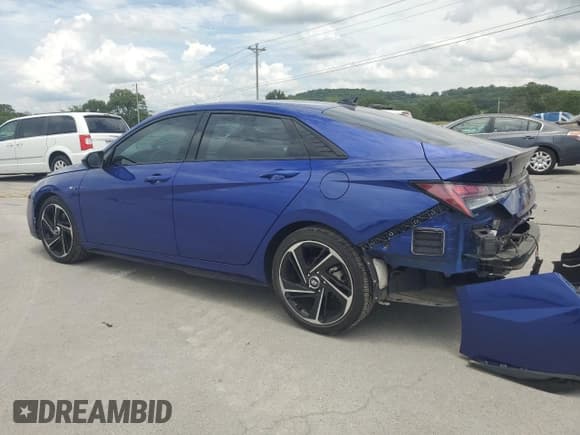 ✅ 2022 Hyundai Elantra N Line • VIN: KMHLR4AF8NU356186 • Lot: 64324275. Listed on Copart with 53,111 mi. Free auction sales archive from the USA and detailed vehicle history report at DreamBid. Image 2.