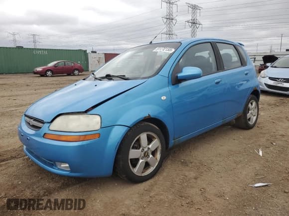 ✅ 2006 Chevrolet Aveo LT • VIN: KL1TG666X6B645735 • Lot: 51172155. Wystawiony na Copart z przebiegiem 140 489 mil. Bezpłatny archiwum sprzedaży aukcyjnych z USA i szczegółowy raport historii pojazdu na DreamBid. Zdjęcie 1.