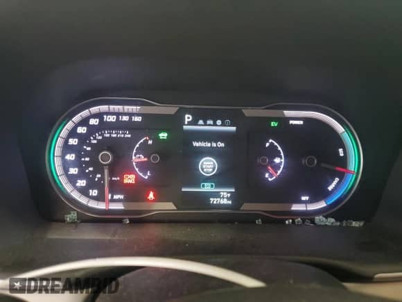 2023 Hyundai Tucson Blue z VIN KM8JBCA12PU091438, wystawiony jako Copart lot #57264655 z przebiegiem 72 768 mil mil oraz Szkoda całkowita • Salvage title. Historia ofert i sprzedaży dostępna na DreamBid. Obrazek 9.