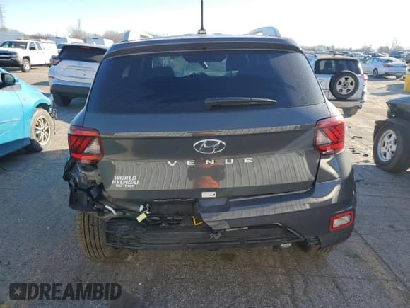 ✅ 2024 Hyundai Venue Limited • VIN: KMHRC8A33RU324132 • Lot: 82332224. Listed on Copart with Not provided. Free auction sales archive from the USA and detailed vehicle history report at DreamBid. Image 6.
