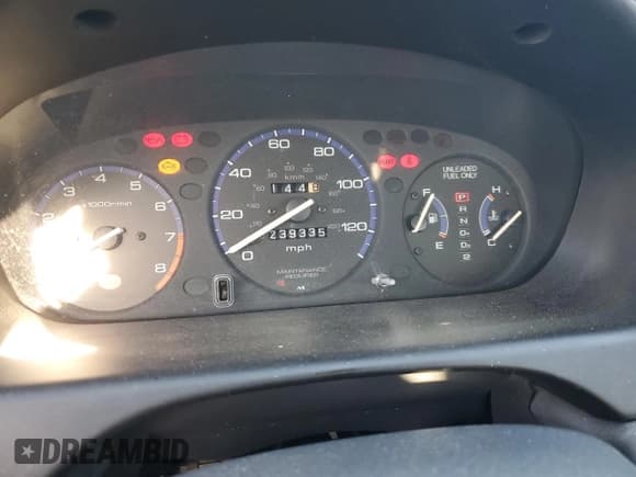 ✅ 1996 Honda Civic EX • VIN: 1HGEJ8240TL045820 • Lot: 52050915. Listed on Copart with 239,335 mi. Free auction sales archive from the USA and detailed vehicle history report at DreamBid. Image 9.