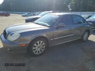 2002 Hyundai Sonata GLS with VIN KMHWF35H42A692541, listed as a Copart auction lot 75359064 with 134,347 mi miles and Salvage title. Bid and sale history available at DreamBid. Image 1.