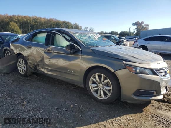 ✅ 2017 Chevrolet Impala LT • VIN: 1G1105S38HU168619 • Лот: 80160264. Опубликован ранее на Copart с пробегом Не указан. Бесплатный доступ к архиву аукционных продаж из США и подробный отчёт об истории автомобиля на DreamBid. Изображение 4.