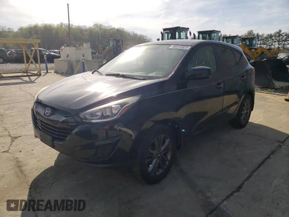 2015 Hyundai Tucson GLS z VIN KM8JTCAF0FU953160, wystawiony jako Copart lot #48812023 z przebiegiem 48 850 mil mil oraz . Historia ofert i sprzedaży dostępna na DreamBid. Obrazek 1.