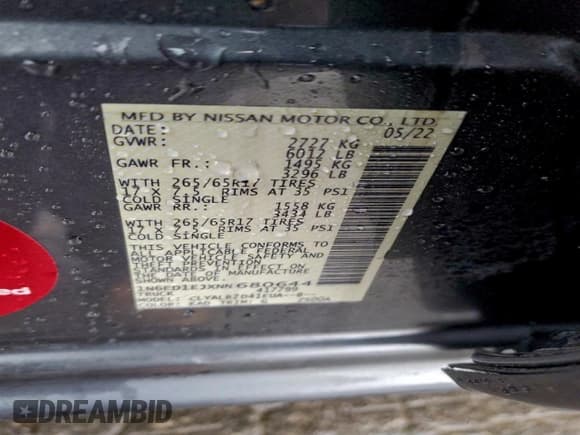 ✅ 2022 Nissan Frontier SV • VIN: 1N6ED1EJXNN680644 • Лот: 94928125. Опубликован ранее на Copart с пробегом 66 727 миль. Бесплатный доступ к архиву аукционных продаж из США и подробный отчёт об истории автомобиля на DreamBid. Изображение 12.