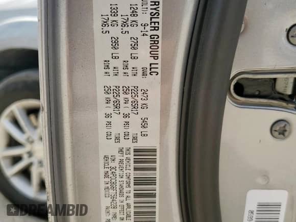 2015 Dodge Journey SXT z VIN 3C4PDCBG6FT564228, wystawiony jako Copart lot #80575115 z przebiegiem 204 361 mil mil oraz Szkoda całkowita • Salvage title. Historia ofert i sprzedaży dostępna na DreamBid. Obrazek 13.