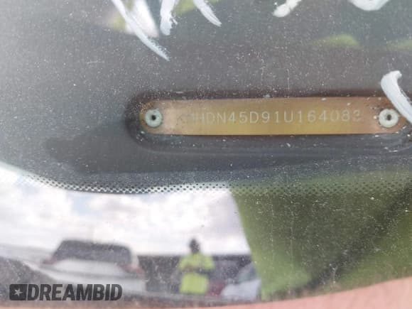 ✅ 2001 Hyundai Elantra GLS • VIN: KMHDN45D91U164083 • Lot: 41132996. Wystawiony na IAAI z przebiegiem 384 881 mil. Bezpłatny archiwum sprzedaży aukcyjnych z USA i szczegółowy raport historii pojazdu na DreamBid. Zdjęcie 9.