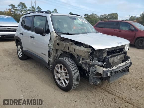 ✅ 2019 Jeep Renegade Sport • VIN: ZACNJAAB8KPK23423 • Lot: 92681565. Wystawiony na Copart z przebiegiem 157 625 mil. Bezpłatny archiwum sprzedaży aukcyjnych z USA i szczegółowy raport historii pojazdu na DreamBid. Zdjęcie 4.