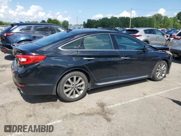 ✅ 2016 Hyundai Sonata Sport • VIN: 5NPE34AF2GH285191 • Лот: 64955925. Опубликован ранее на Copart с пробегом 135 141 миль. Бесплатный доступ к архиву аукционных продаж из США и подробный отчёт об истории автомобиля на DreamBid. Изображение 3.