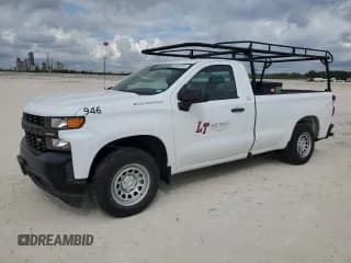 ✅ 2020 Chevrolet Silverado 1500 Work Truck • VIN: 3GCNWAEF2LG195011 • Лот: 89436315. Опубликован ранее на Copart с пробегом 28 500 миль. Бесплатный доступ к архиву аукционных продаж из США и подробный отчёт об истории автомобиля на DreamBid. Изображение 1.