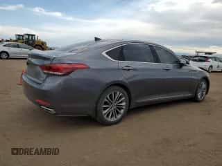 2015 Hyundai Genesis 3.8L z VIN KMHGN4JE6FU077972, wystawiony jako Copart lot #60569254 z przebiegiem Nie podano mil oraz Czysty tytuł • Clean title. Historia ofert i sprzedaży dostępna na DreamBid. Obrazek 3.