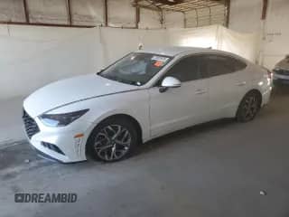 2023 Hyundai Sonata SEL z VIN KMHL64JA3PA301906, wystawiony jako Copart lot #70082615 z przebiegiem Nie podano mil oraz Szkoda całkowita • Salvage title. Historia ofert i sprzedaży dostępna na DreamBid. Obrazek 1.