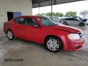 ✅ 2013 Dodge Avenger SE • VIN: 1C3CDZAB1DN753443 • Lot: 58968045. Listed on Copart with 164,879 mi. Free auction sales archive from the USA and detailed vehicle history report at DreamBid. Image 4.