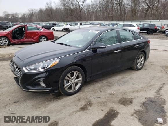 ✅ 2019 Hyundai Sonata SEL • VIN: 5NPE34AF8KH790449 • Lot: 36923783. Listed on Copart with 25,772 mi. Free auction sales archive from the USA and detailed vehicle history report at DreamBid. Image 1.