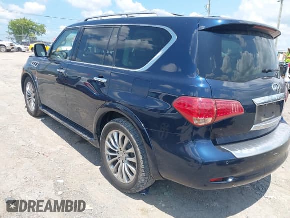 ✅ 2017 Infiniti QX80 • VIN: JN8AZ2ND5H9830910 • Lot: 42814983. Listed on IAAI with 71,447 mi. Free auction sales archive from the USA and detailed vehicle history report at DreamBid. Image 3.