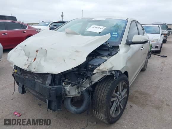 2017 Hyundai Elantra Limited с VIN KMHD84LF3HU176798, выставлен на аукционе IAAI как лот 41948242 с пробегом Не указан миль и . История ставок и продаж доступна на DreamBid. Изображение 2.